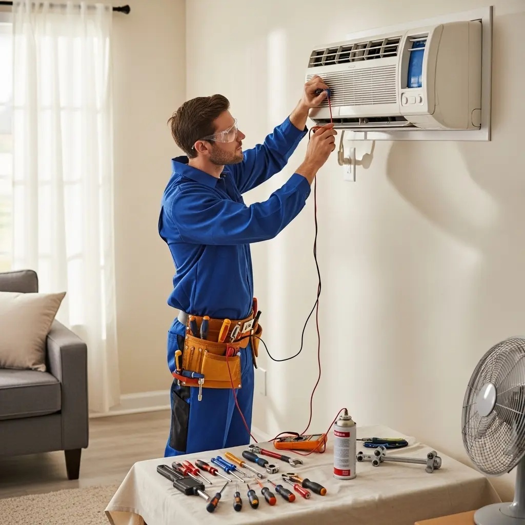 Karşıyaka Dominox Dominox klima gaz dolumu ve bakım – Enerji verimliliği artırıldı. - Teknik servis örneği